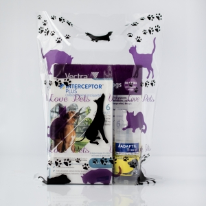 NEW Design We Love Pets (Purple and Black) MSP1003 NEW 